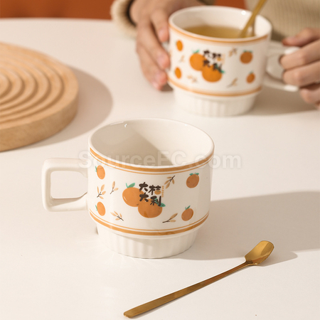 Customization Big Fortuue Towel and Coffee Cup Set Promotional Products