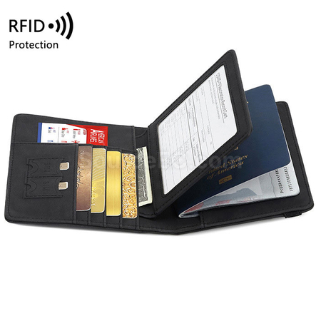 Customization Pu RFID Passport Case Promotional Products