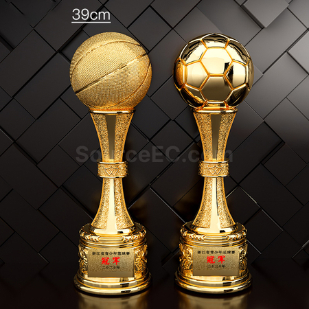 Customization FootBall Basketball Trophy Promotional Products