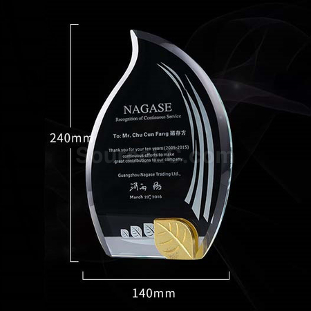 Customization Crystal Trophy Promotional Products
