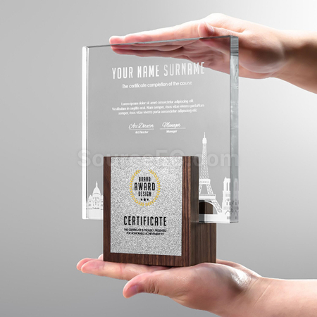 Customization Crystal Trophy Promotional Products