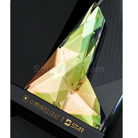 Customization Gradient Crystal Trophy Promotional Products