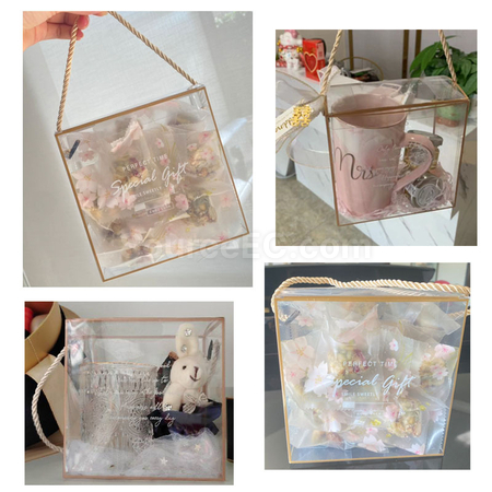 Customization Portable Transparent Gift Box Promotional Products
