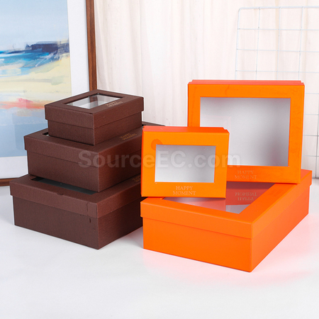 Customization Transparent Window Paper Box Promotional Products
