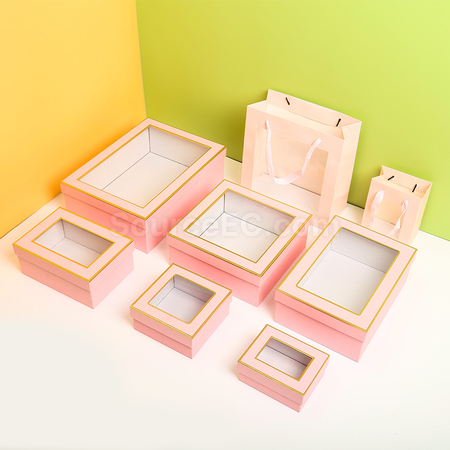 Customization Transparent Window Paper Box Promotional Products