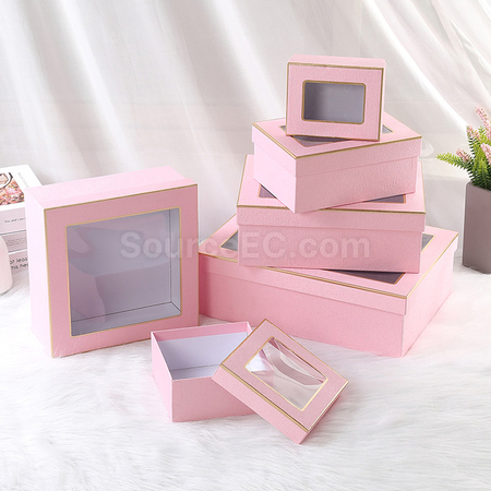 Customization Transparent Window Paper Box Promotional Products