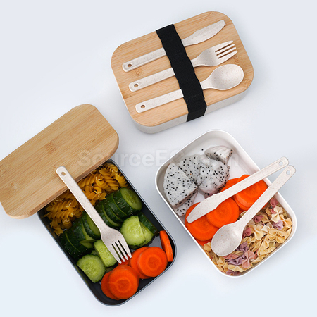 Customization Wheat Straw LunchBox Promotional Products