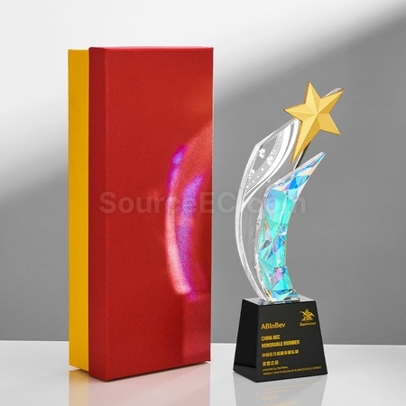 Customization Gradient Crystal Trophy Promotional Products