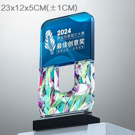 Customization Gradient Crystal Trophy Promotional Products