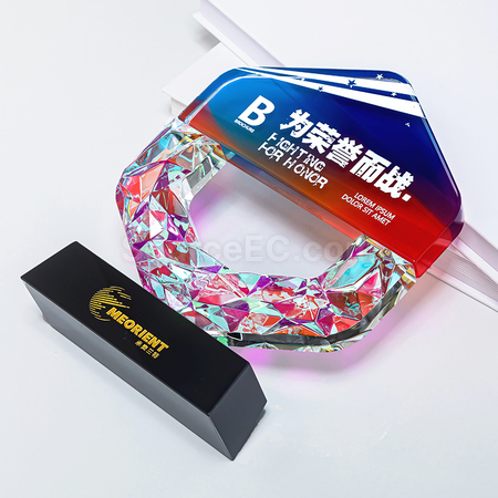Customization Gradient Crystal Trophy Promotional Products