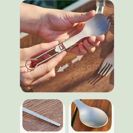 Customization Outdoor Titanium Tableware Promotional Products