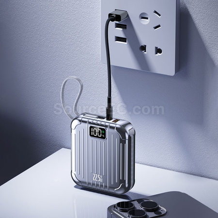 Customization 10000mAh Power Bank with Charge Cable Promotional Products