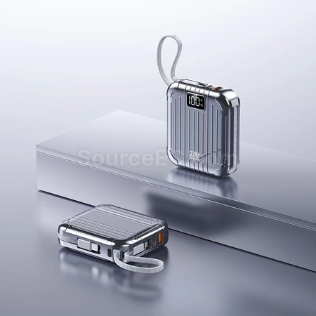 Customization 10000mAh Power Bank with Charge Cable Promotional Products