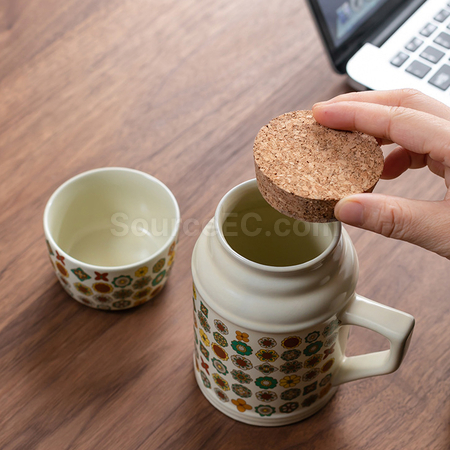 Customization Large Capacity Ceramic Thermal Mug Promotional Products
