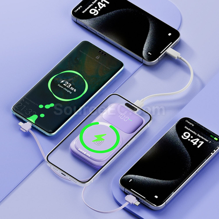 Customization Magnet Fast Charging Mobile Power Bank Promotional Products