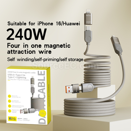 Customization 4-in-1 Charge Cable Promotional Products