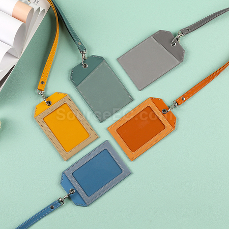 Customization PU Badge Holder Promotional Products