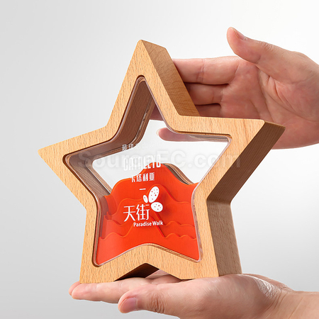 Customization Wooden Acrylic Trophy Promotional Products