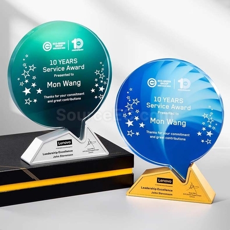 Customization Crystal & Metal Trophy Promotional Products