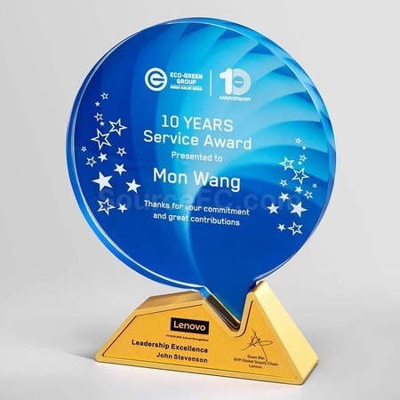 Customization Crystal & Metal Trophy Promotional Products