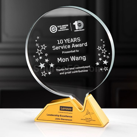 Customization Crystal & Metal Trophy Promotional Products