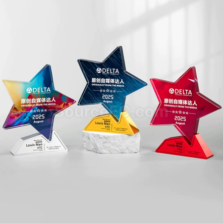 Customization Crystal & Metal Trophy Promotional Products