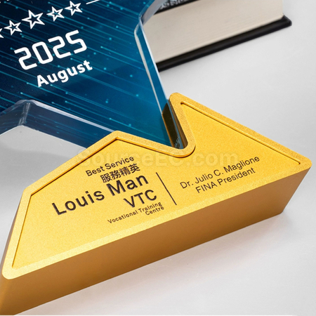 Customization Crystal & Metal Trophy Promotional Products