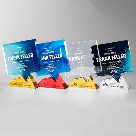 Customization Crystal & Metal Trophy Promotional Products