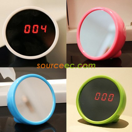 Customization LED Clock With Mirror Promotional Products