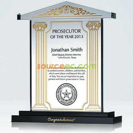 Customization Crystal Plate Promotional Products