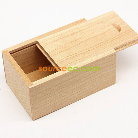 Customization Environmental Friendly USB Flash Disk Wooden  Box Promotional Products