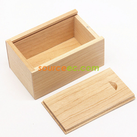 Customization Environmental Friendly USB Flash Disk Wooden  Box Promotional Products