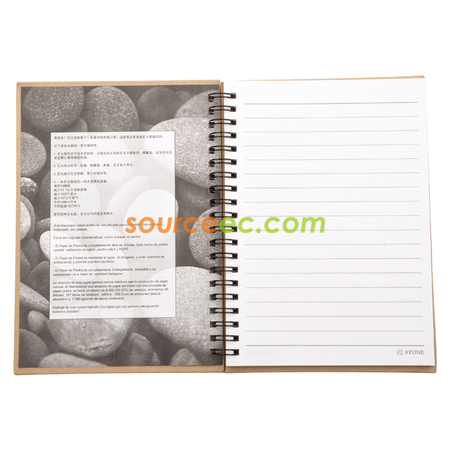 Customization Recycled Stone Paper Notebook Promotional Products