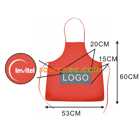 Customization Non-woven Apron Promotional Products