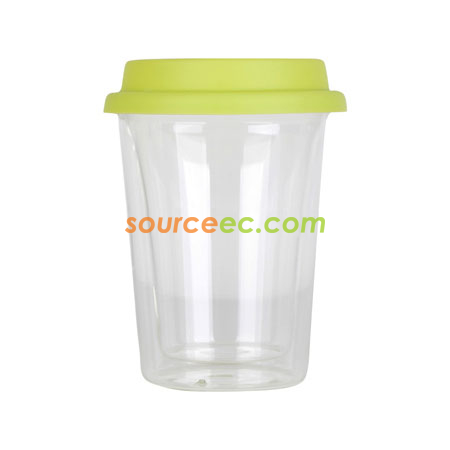 Customization 260ML Silica Double Glass Cup Promotional Products
