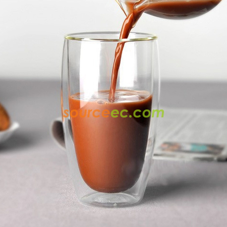 Customization Double Glass Cup Promotional Products