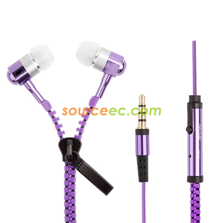 Customization Zipper Earphone Promotional Products