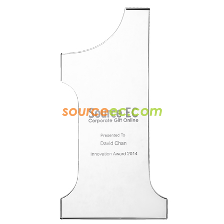 Customization Simple fashion Crystal Trophy Promotional Products