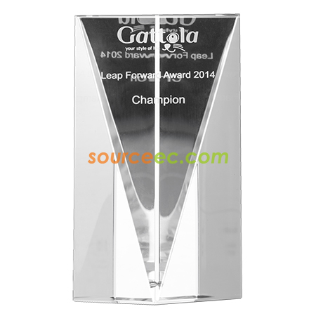 Customization Prism Crystal Trophy Promotional Products