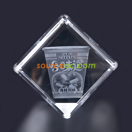 Customization Cube Crystal Trophy Promotional Products