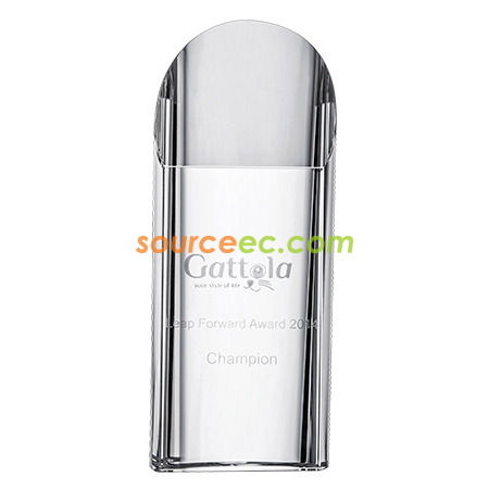 Customization Greek Cylinder Crystal Trophy Promotional Products