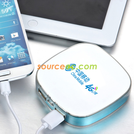 Customization Dual Rechargeable Battery Charger With Power Display Promotional Products