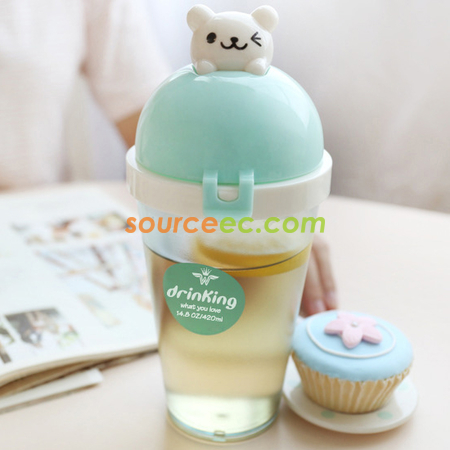 Customization 420ML Ice Cream Animal Cup Promotional Products
