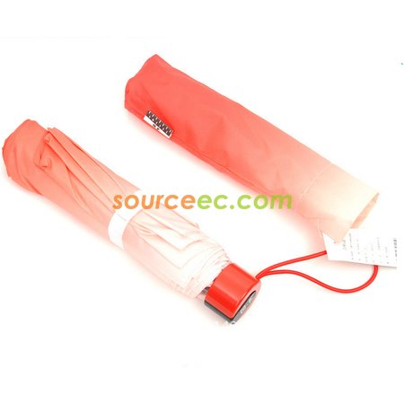 Customization Gradient Three Folding Umbrella Promotional Products