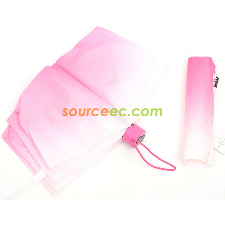 Customization Gradient Three Folding Umbrella Promotional Products