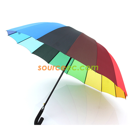 Customization Storage Straight Colorful Umbrella Promotional Products