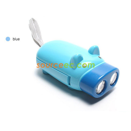 Customization Green Piggy Flashlight Promotional Products