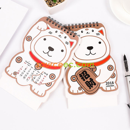 Customization Lucky Dog Desk Calendar Promotional Products