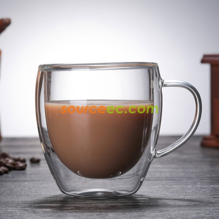 Customization Glass Coffee Cup Promotional Products