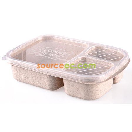 Customization Wheat Straw Lunchbox Promotional Products